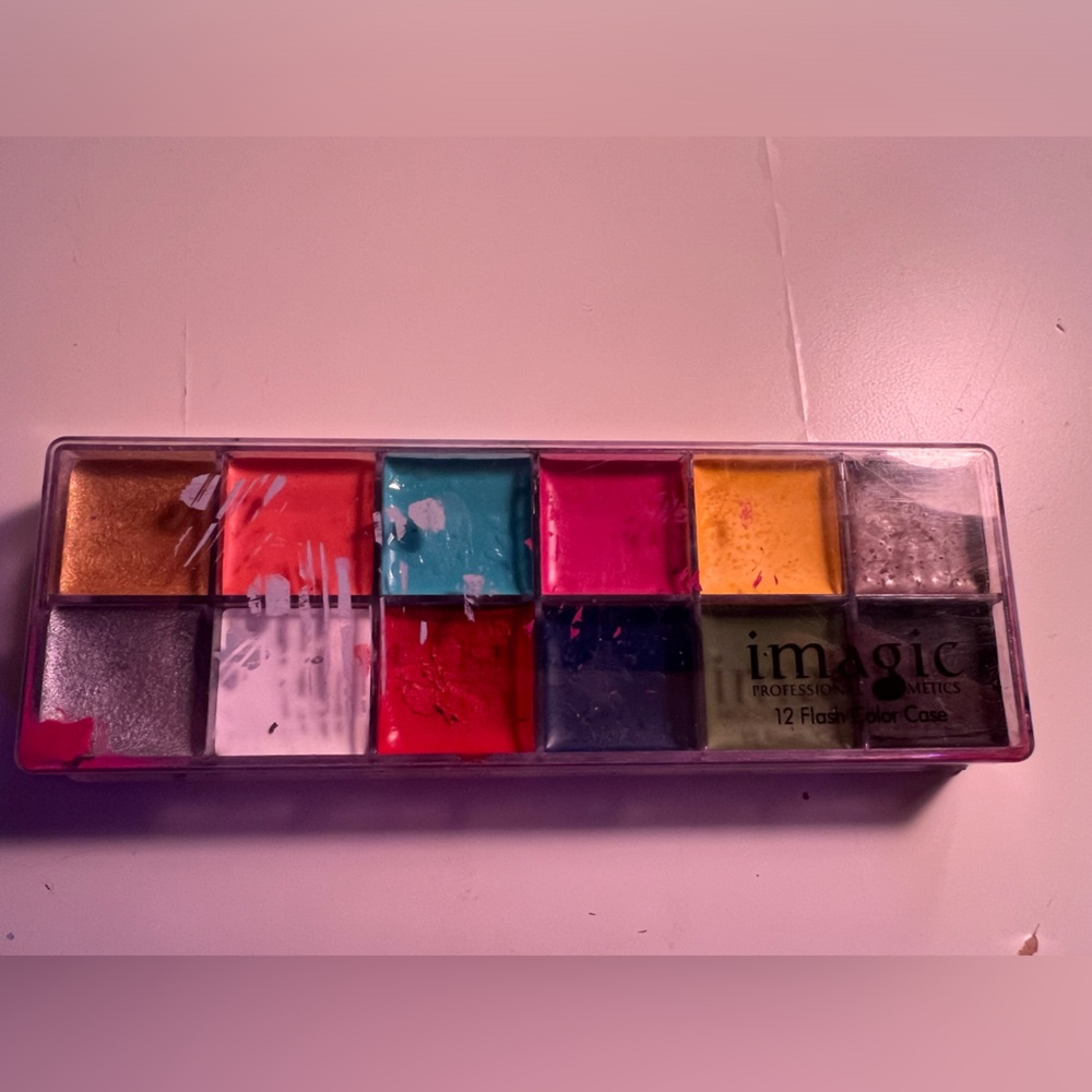 12-Color Face Paint Palette